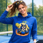 GOD of PADEL ženski pulover Wolf - blue