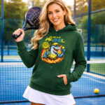 GOD of PADEL ženski pulover Shark - green