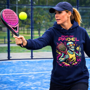 GOD of PADEL ženski pulover Skeleton - navy