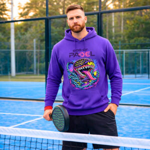 GOD of PADEL moški pulover Monster - purple