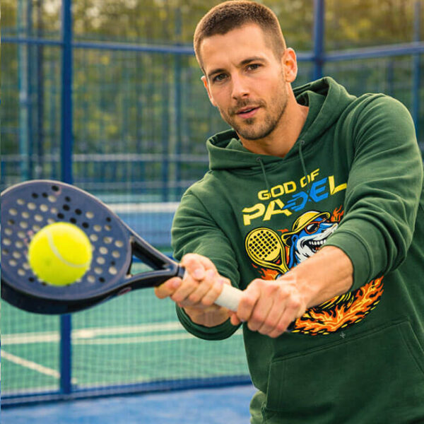 GOD of PADEL moški pulover Shark - green