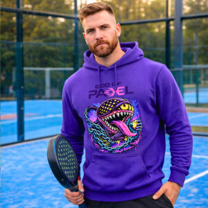 GOD of PADEL moški pulover Monster - purple