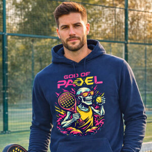 GOD of PADEL moški pulover Skeleton - navy